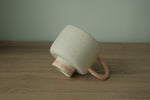 Load image into Gallery viewer, Blush Circle Handle Coffee Mug
