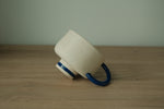 Load image into Gallery viewer, Navy Circle Handle coffee mug
