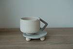 Load image into Gallery viewer, Grey Square Handle Mug Set
